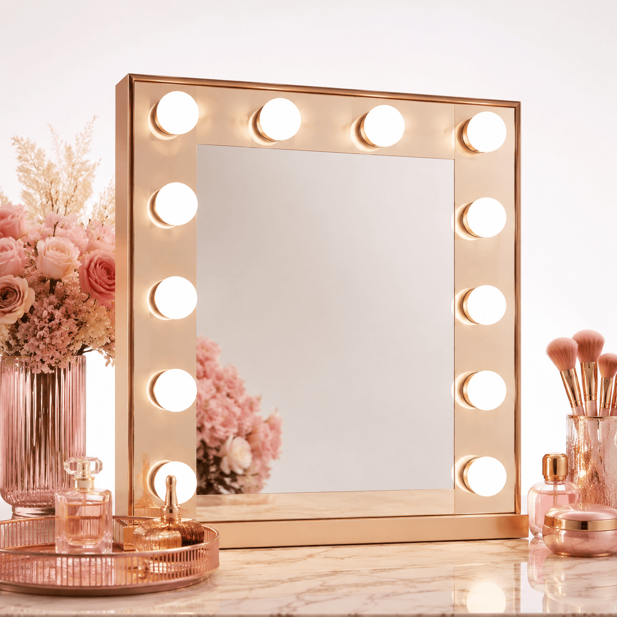 Hollywood Bulb Mirror (USB)